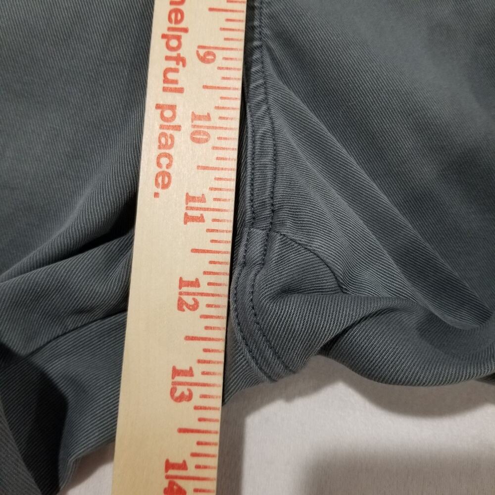 Spanx Pants XL Gray Stretch Twill Cropped Straight Leg Pants Pockets 20312R - Picture 9 of 11